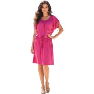 Michael Kors Fuchsia Blouson Dress Women’s Size Medium